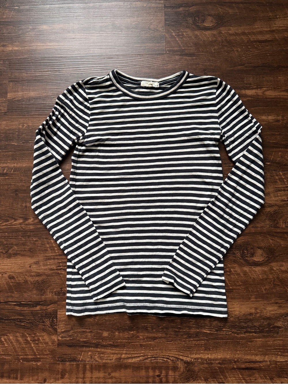 rag & bone Striped Long Sleeve Women’s T-Shirt | 100% Organic Pima Cotton